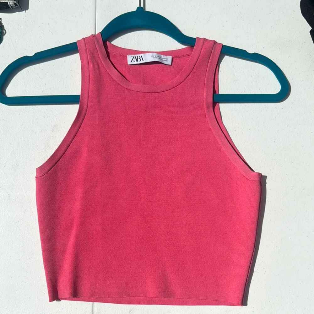 Zara Pink Women's Tank Top